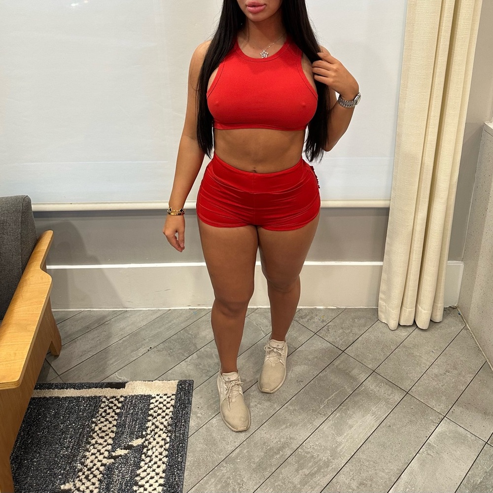 Red Women's Shorts